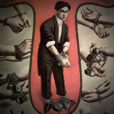 비앤비매직(BNBMAGIC) - 후디니수갑「 탈출마술의 기본이 되는 후디니수갑! 」(Handcuffs of Houdini)[스테이지/초급마술]마술도구/마술용품/비앤비매직/마술배우기